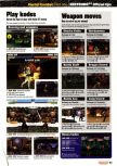 Scan of the walkthrough of Mortal Kombat 4 published in the magazine Nintendo Official Magazine 73, page 2