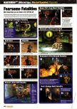 Scan of the walkthrough of Mortal Kombat 4 published in the magazine Nintendo Official Magazine 73, page 3