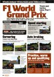 Scan of the walkthrough of F-1 World Grand Prix published in the magazine Nintendo Official Magazine 74, page 1