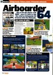 Scan of the review of Airboarder 64 published in the magazine Nintendo Official Magazine 74, page 1