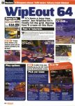 Scan du test de WipeOut 64 paru dans le magazine Nintendo Official Magazine 75, page 1