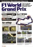 Scan of the walkthrough of F-1 World Grand Prix published in the magazine Nintendo Official Magazine 75, page 1
