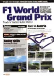 Scan of the walkthrough of F-1 World Grand Prix published in the magazine Nintendo Official Magazine 76, page 1