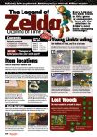 Scan of the walkthrough of The Legend Of Zelda: Ocarina Of Time published in the magazine Nintendo Official Magazine 78, page 1