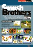 Scan of the preview of Super Smash Bros. published in the magazine Nintendo Official Magazine 78, page 10