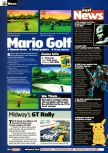 Scan de la preview de Mario Golf paru dans le magazine Nintendo Official Magazine 78, page 6