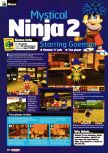 Scan of the preview of Mystical Ninja 2 published in the magazine Nintendo Official Magazine 79, page 4