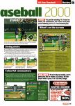Scan du test de All-Star Baseball 2000 paru dans le magazine Nintendo Official Magazine 80, page 2