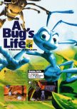 Scan of the preview of A Bug's Life published in the magazine Nintendo Official Magazine 81, page 2