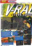 Scan of the review of V-Rally Edition 99 published in the magazine Le Magazine Officiel Nintendo 10, page 1