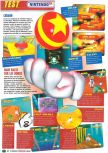 Scan of the review of Glover published in the magazine Le Magazine Officiel Nintendo 10, page 3