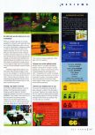 Scan of the review of Gex 3: Deep Cover Gecko published in the magazine N64 Gamer 22, page 2