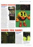 Scan of the preview of Perfect Dark published in the magazine N64 Gamer 22, page 1