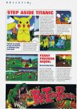 Scan of the preview of Choro Q 64 2 published in the magazine N64 Gamer 23, page 1