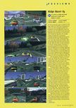 Scan of the preview of Ridge Racer 64 published in the magazine N64 Gamer 23, page 1