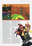 Scan of the review of Donkey Kong 64 published in the magazine N64 Gamer 23, page 4