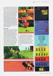 Scan of the review of Donkey Kong 64 published in the magazine N64 Gamer 23, page 6