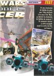 Scan of the review of Star Wars: Episode I: Racer published in the magazine Le Magazine Officiel Nintendo 17, page 2