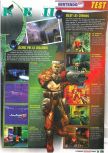 Scan du test de Quake II paru dans le magazine Le Magazine Officiel Nintendo 17, page 2
