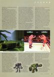 Scan of the article Iguana published in the magazine N64 Gamer 03, page 3