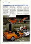 Scan of the preview of Carmageddon 64 published in the magazine N64 Gamer 06, page 7