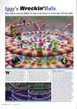 Scan du test de Iggy's Reckin' Balls paru dans le magazine N64 Gamer 07, page 1