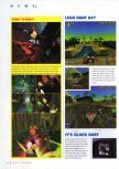 Scan of the preview of Lego Racers published in the magazine N64 Gamer 10, page 1