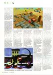 Scan of the preview of Earthworm Jim 3D published in the magazine N64 Gamer 10, page 2