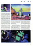 Scan of the review of Starshot: Space Circus Fever published in the magazine N64 Gamer 10, page 2