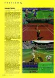 Scan of the preview of Centre Court Tennis published in the magazine N64 Gamer 11, page 1