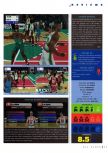 Scan of the review of NBA Live 99 published in the magazine N64 Gamer 11, page 4