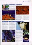 Scan of the preview of Worms Armageddon published in the magazine N64 Gamer 13, page 1
