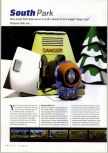 Scan du test de South Park paru dans le magazine N64 Gamer 13, page 1