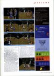 Scan of the review of Fox Sports College Hoops '99 published in the magazine N64 Gamer 13, page 2