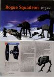 Scan of the walkthrough of Star Wars: Rogue Squadron published in the magazine N64 Gamer 13, page 1