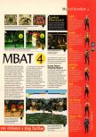 Scan of the review of Mortal Kombat 4 published in the magazine 64 Magazine 16, page 2