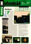 Scan de la preview de Operation WinBack paru dans le magazine Electronic Gaming Monthly 115, page 1