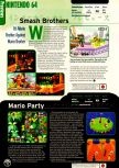 Scan de la preview de Super Smash Bros. paru dans le magazine Electronic Gaming Monthly 115, page 1