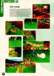Scan de la preview de Tonic Trouble paru dans le magazine Electronic Gaming Monthly 111, page 1