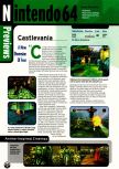 Scan of the preview of Castlevania published in the magazine Electronic Gaming Monthly 114, page 1