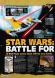 Scan of the review of Star Wars: Episode I: Battle for Naboo published in the magazine N64 53, page 1