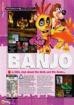 Scan of the review of Banjo-Tooie published in the magazine N64 54, page 1