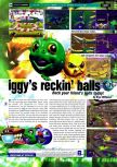 Scan of the review of Iggy's Reckin' Balls published in the magazine Gamers' Republic 05, page 1