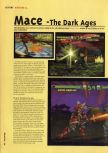 Scan of the review of Mace: The Dark Age published in the magazine Hyper 52, page 1
