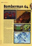 Scan of the review of Bomberman 64 published in the magazine Hyper 52, page 1