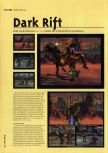 Scan of the review of Dark Rift published in the magazine Hyper 53, page 1