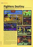 Scan of the review of Fighters Destiny published in the magazine Hyper 54, page 1
