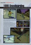 Scan of the review of 1080 Snowboarding published in the magazine Hyper 57, page 1