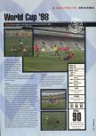 Scan of the review of World Cup 98 published in the magazine Hyper 57, page 1