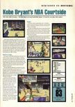 Scan of the review of Kobe Bryant in NBA Courtside published in the magazine Hyper 58, page 1